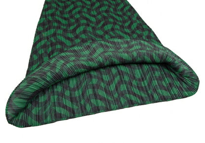 PLEATS PLEASE Pleated Weaving Check Green Black Dress Size 2