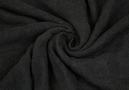 MINA PERHONEN 20SS Cotton Silk Knit Cardigan Gray Size 38