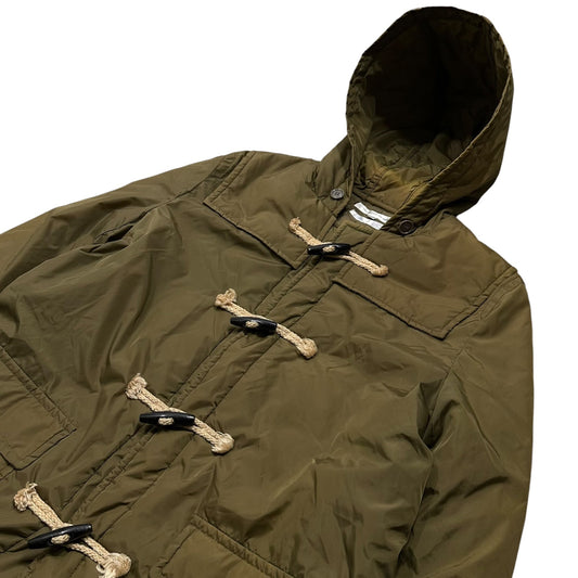 COMME des GARCONS SHIRT 00s Padded Duffle Coat Khaki Size M