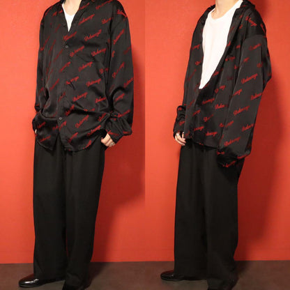 Balenciaga 21SS Oversize Viscose Logo Embroidered Size 32
