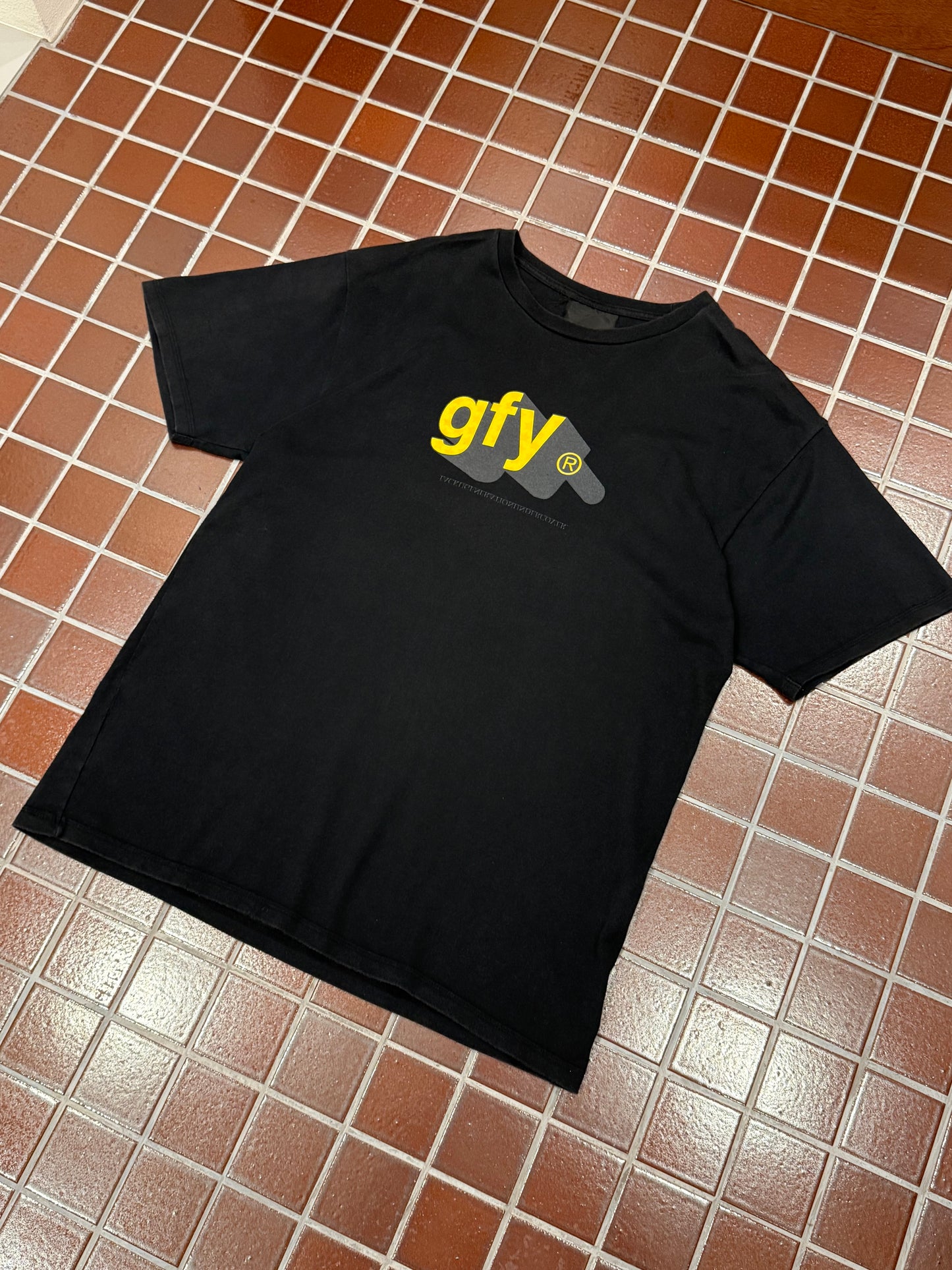 Undercover 00's graphic print short sleeve tee shirt Black