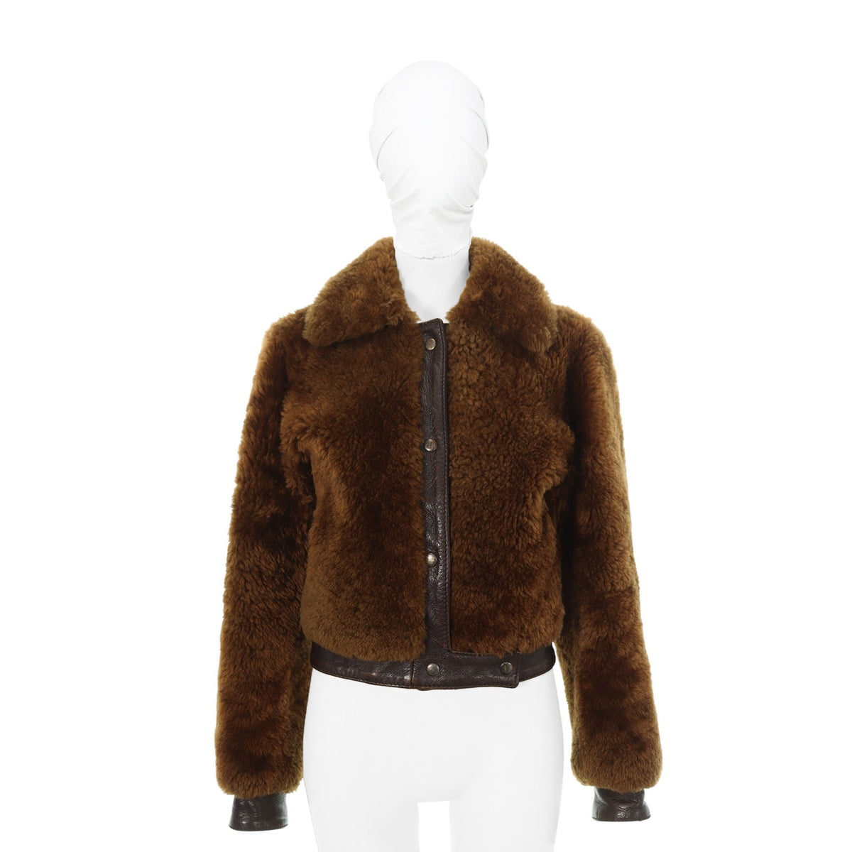 Maison Martin Margiela 2005 A/W Leather Jacket Brown Size 36