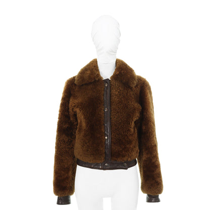 Maison Martin Margiela 2005 A/W Leather Jacket Brown Size 36