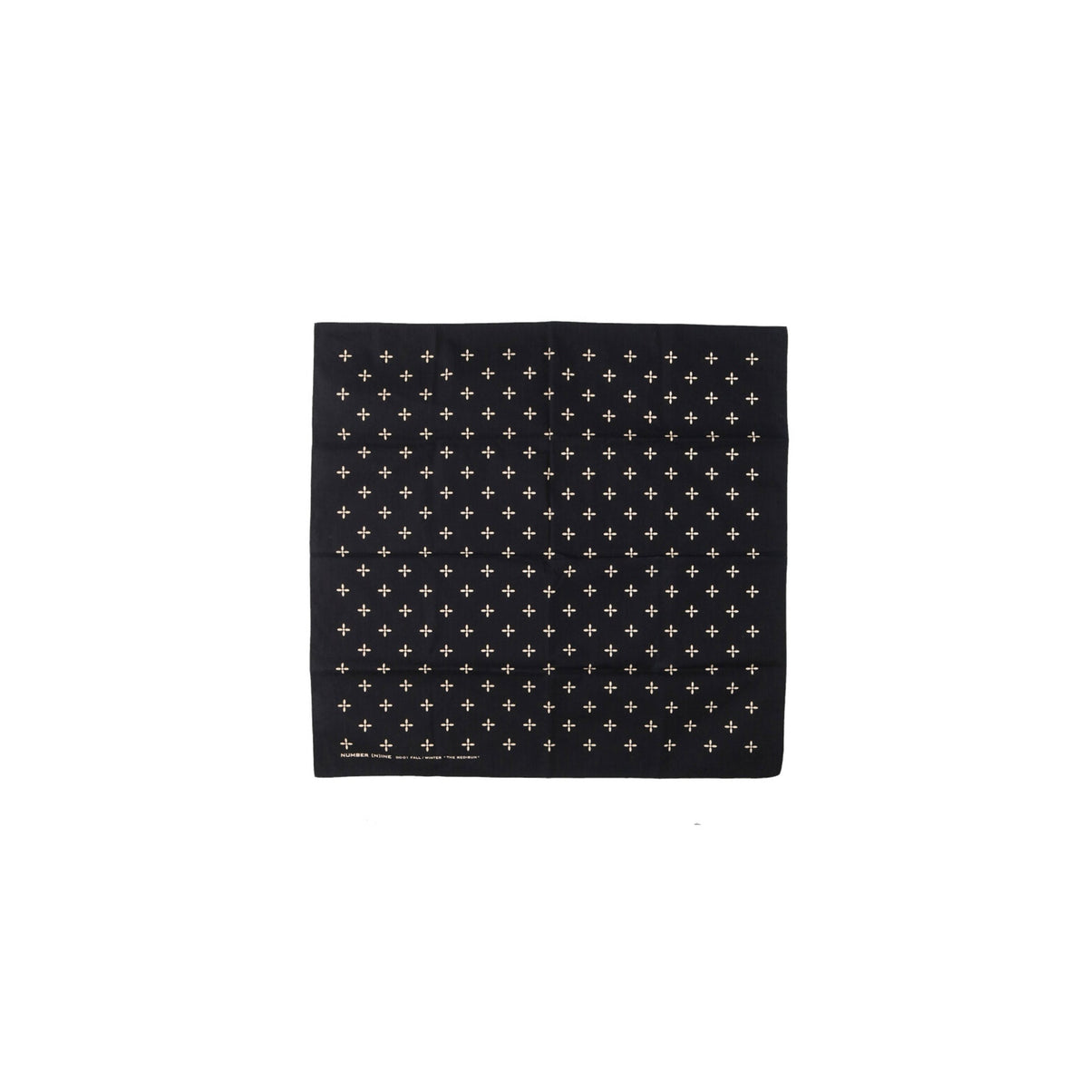 NUMBER (N)INE 2000 A/W Black White Scarf