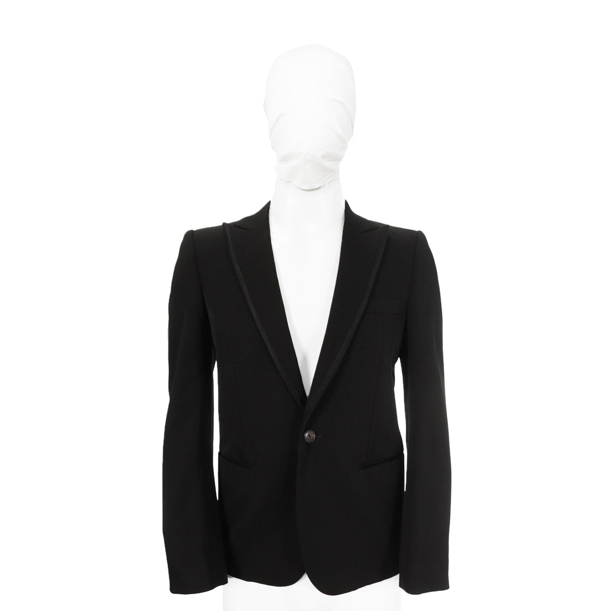 NUMBER (N)INE Wool Silk Jacket Black Size 2