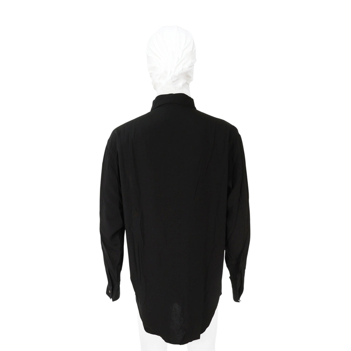 LQ Y's for men Black Rayon Long Sleeve Shirt
