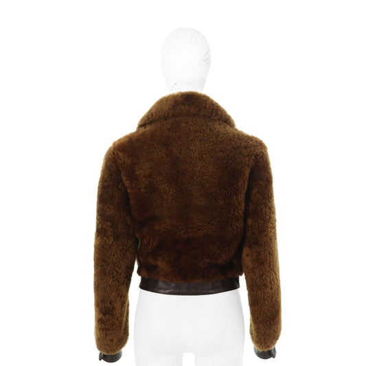 Maison Martin Margiela 2005 A/W Leather Jacket Brown Size 36