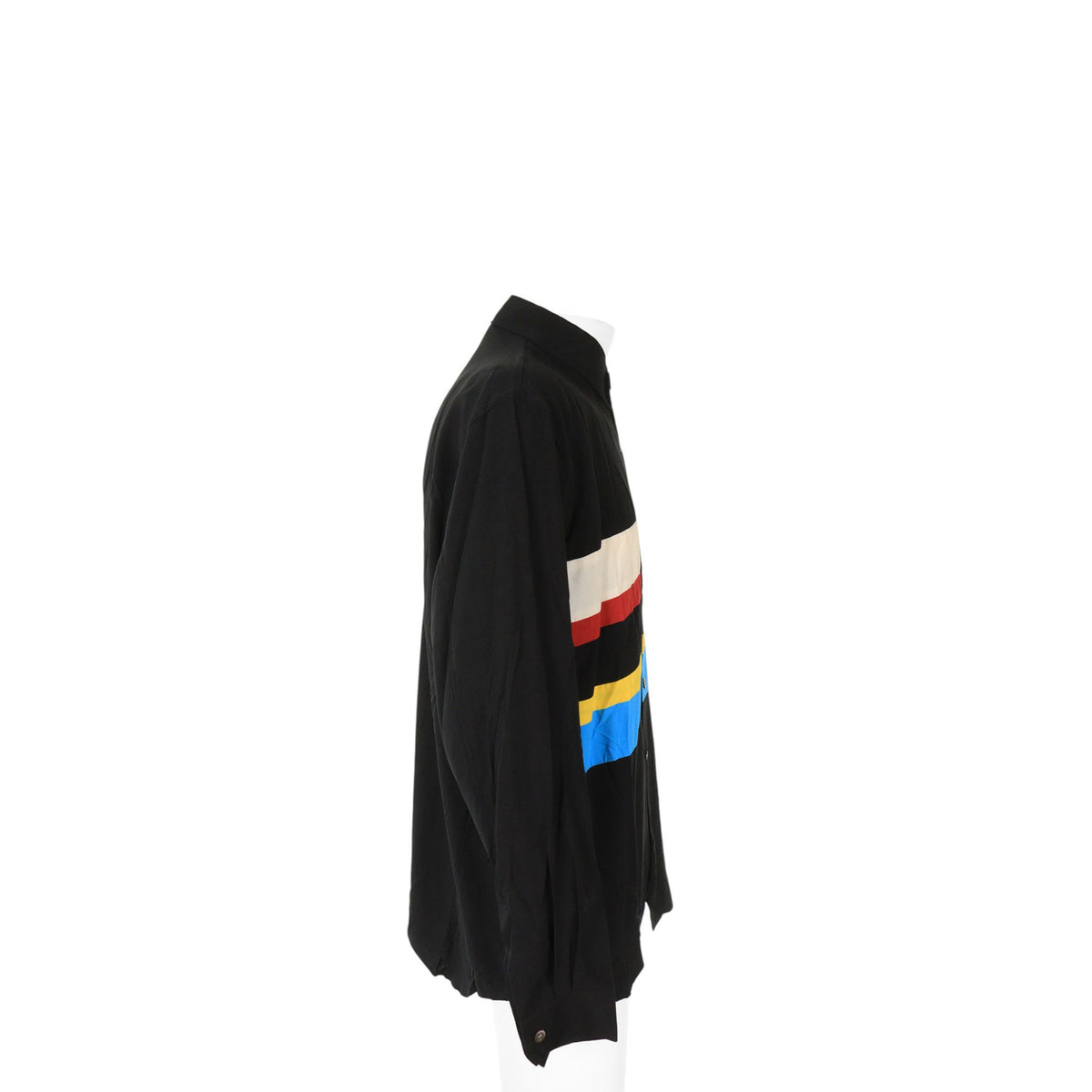 LQ Y's for men Black Rayon Long Sleeve Shirt