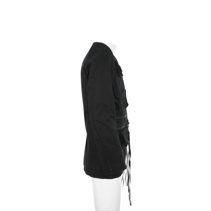 RAF SIMONS 2003 S/S Black White Jacket Size 46