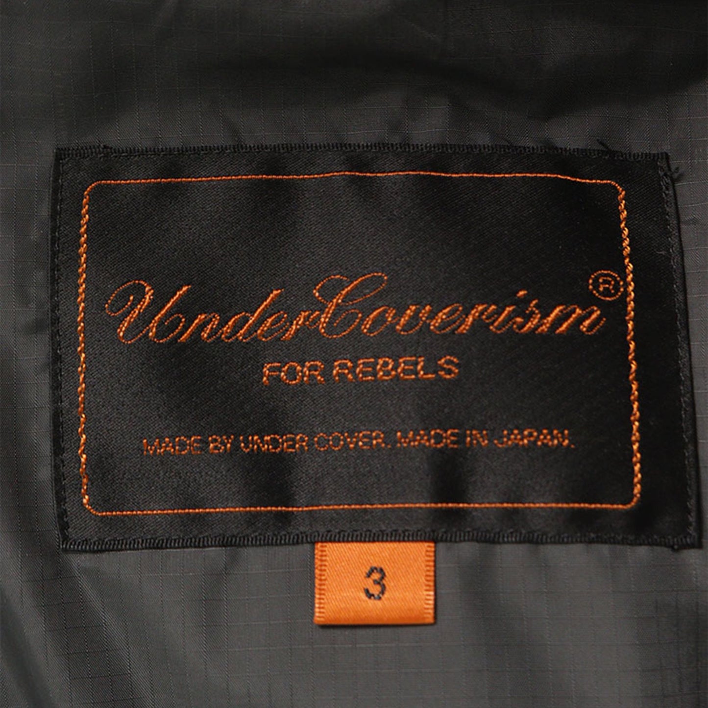 UNDERCOVER 2005 A/W Orange Black Coat Size 3