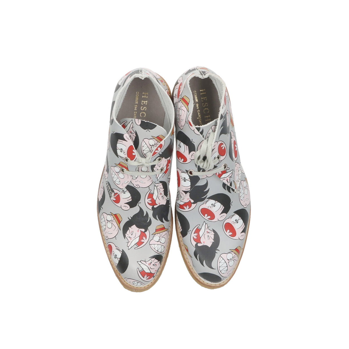 COMME des GARCONS 2008 A/W Gray Leather Shoes Size EU 41