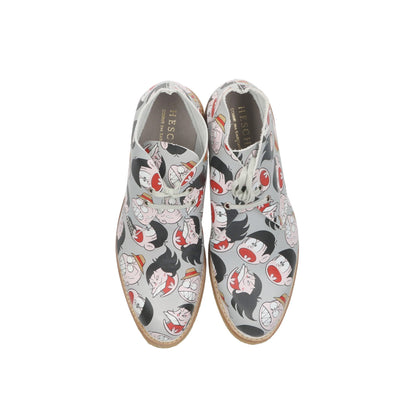 COMME des GARCONS 2008 A/W Gray Leather Shoes Size EU 41