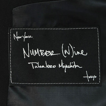 NUMBER (N)INE 2004 A/W Wool Jacket Black Size 2