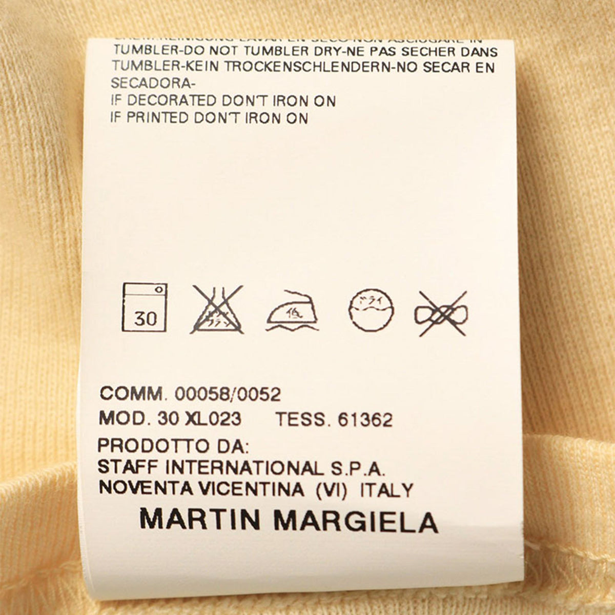 Maison Martin Margiela 2005 A/W Cotton Shirt Size 50