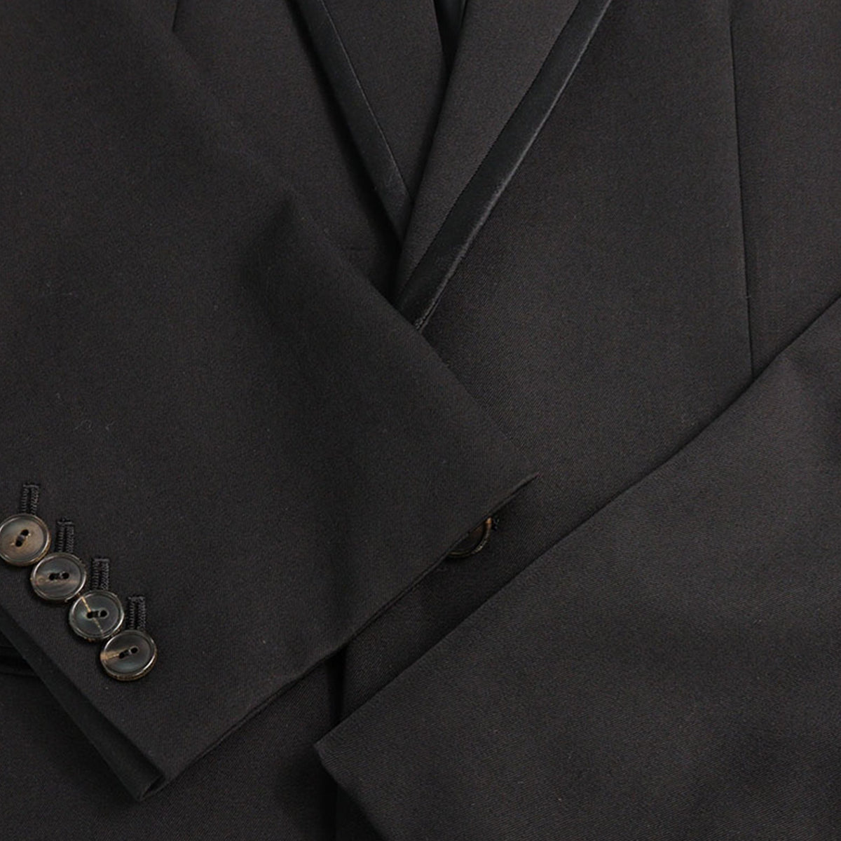 NUMBER (N)INE Wool Silk Jacket Black Size 2