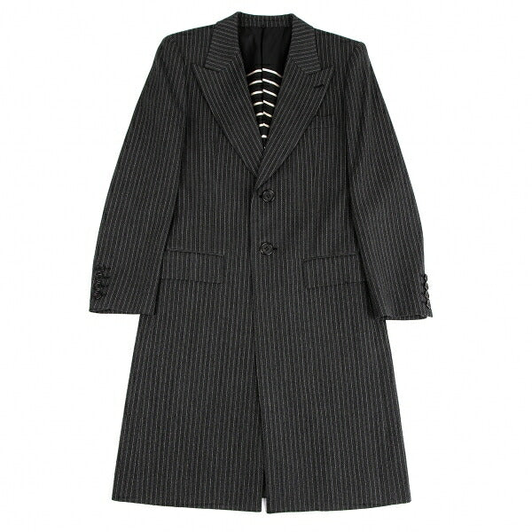 Jean Paul GAULTIER HOMME Herringbone Coat Gray Size 48