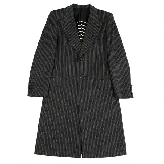 Jean Paul GAULTIER HOMME Herringbone Coat Gray Size 48