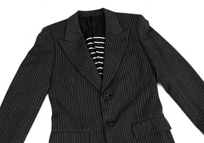 Jean Paul GAULTIER HOMME Herringbone Coat Gray Size 48