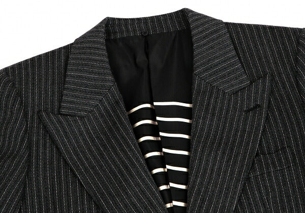 Jean Paul GAULTIER HOMME Herringbone Coat Gray Size 48