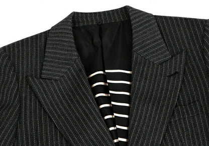 Jean Paul GAULTIER HOMME Herringbone Coat Gray Size 48