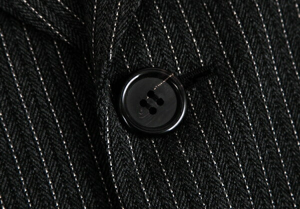 Jean Paul GAULTIER HOMME Herringbone Coat Gray Size 48