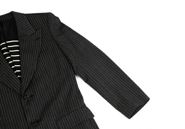 Jean Paul GAULTIER HOMME Herringbone Coat Gray Size 48