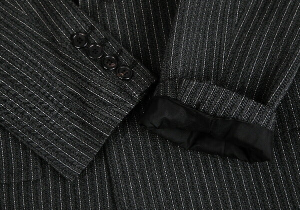 Jean Paul GAULTIER HOMME Herringbone Coat Gray Size 48