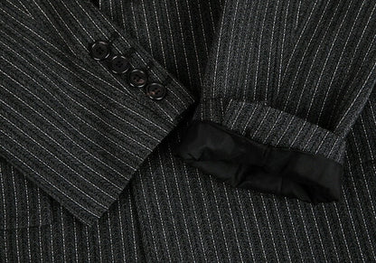 Jean Paul GAULTIER HOMME Herringbone Coat Gray Size 48