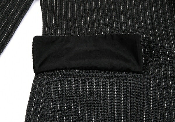 Jean Paul GAULTIER HOMME Herringbone Coat Gray Size 48