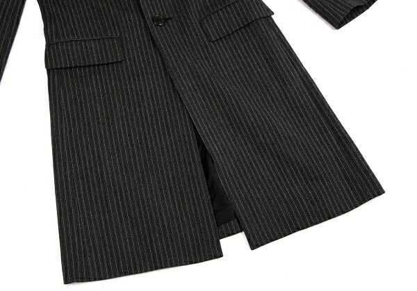 Jean Paul GAULTIER HOMME Herringbone Coat Gray Size 48
