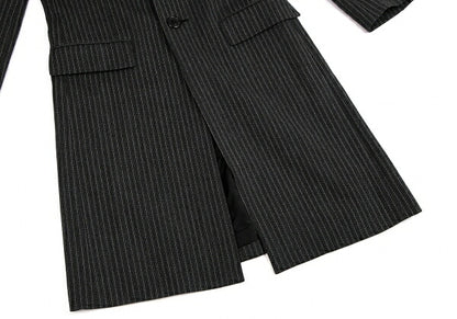 Jean Paul GAULTIER HOMME Herringbone Coat Gray Size 48