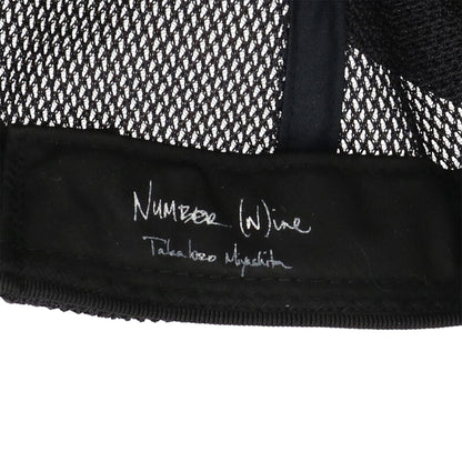 NUMBER (N)INE 2004 S/S Black Cap Size 55CM