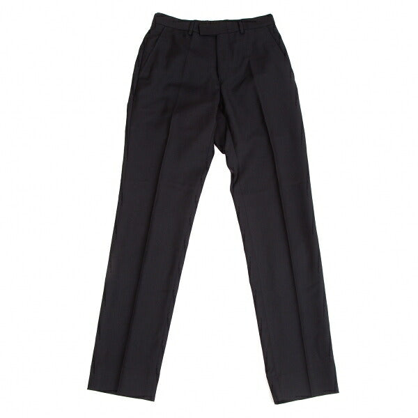 GUCCI Wool Tapered Pants Navy Size M