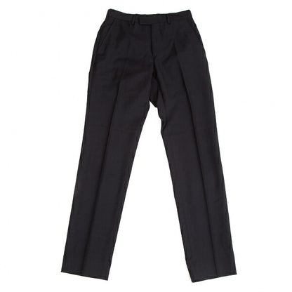 GUCCI Wool Tapered Pants Navy Size M