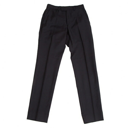 GUCCI Wool Tapered Pants Navy Size M