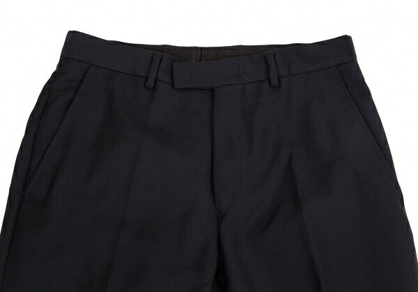 GUCCI Wool Tapered Pants Navy Size M