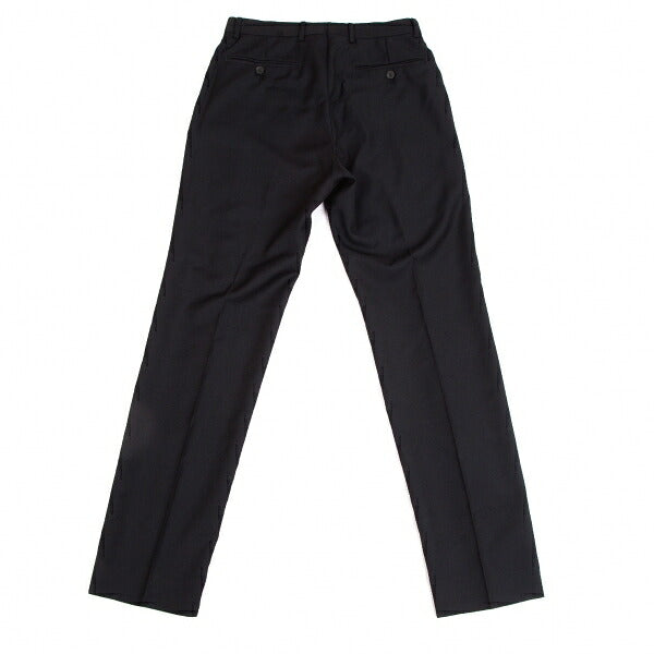 GUCCI Wool Tapered Pants Navy Size M