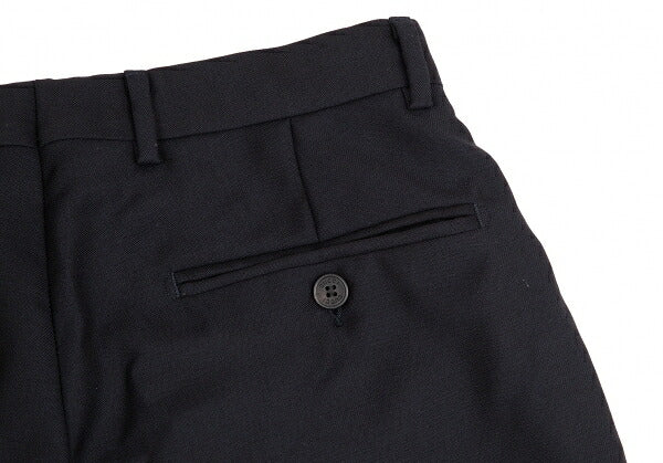 GUCCI Wool Tapered Pants Navy Size M