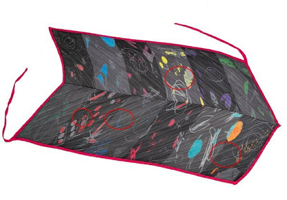 PLEATS PLEASE Graphic Print Scarf Multi