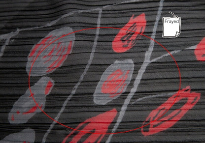 PLEATS PLEASE Graphic Print Scarf Multi
