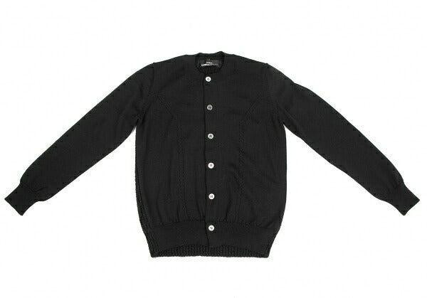 COMME des GARCONS Wool Low Gauge Knit Cardigan Black Size S