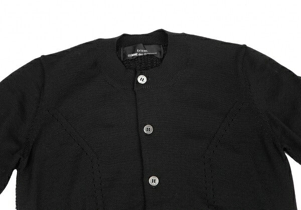 COMME des GARCONS Wool Low Gauge Knit Cardigan Black Size S