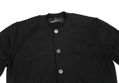 COMME des GARCONS Wool Low Gauge Knit Cardigan Black Size S