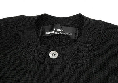 COMME des GARCONS Wool Low Gauge Knit Cardigan Black Size S