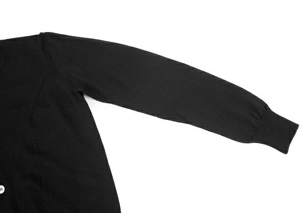 COMME des GARCONS Wool Low Gauge Knit Cardigan Black Size S