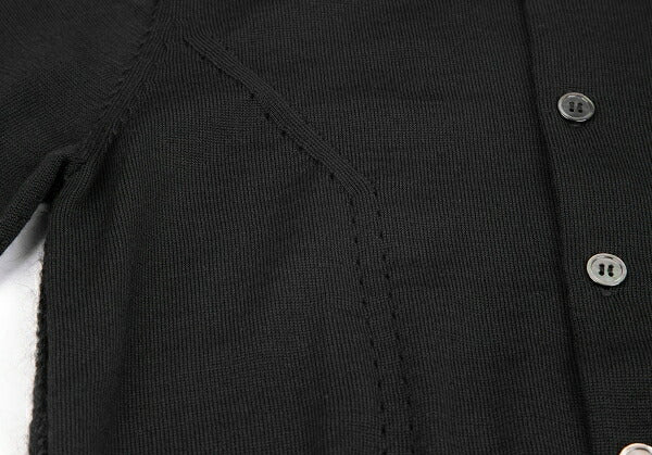 COMME des GARCONS Wool Low Gauge Knit Cardigan Black Size S