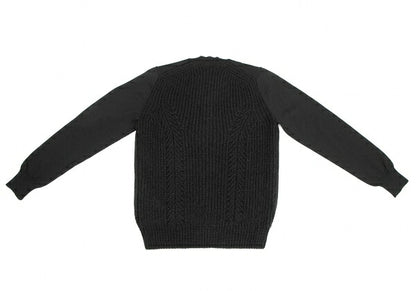 COMME des GARCONS Wool Low Gauge Knit Cardigan Black Size S
