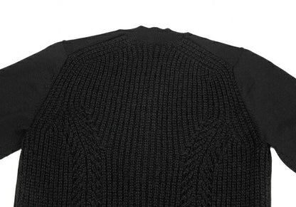 COMME des GARCONS Wool Low Gauge Knit Cardigan Black Size S