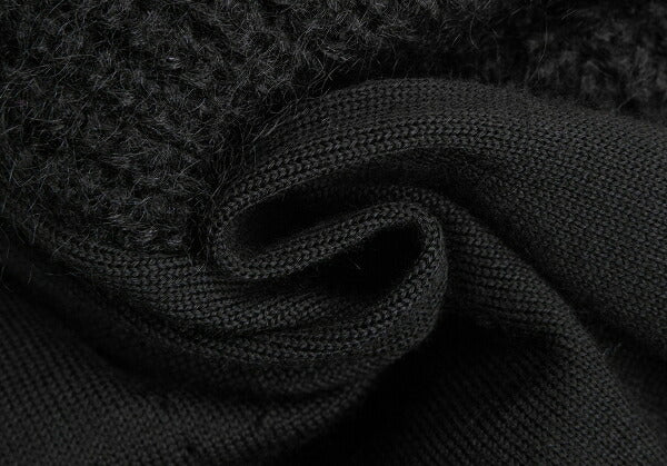 COMME des GARCONS Wool Low Gauge Knit Cardigan Black Size S