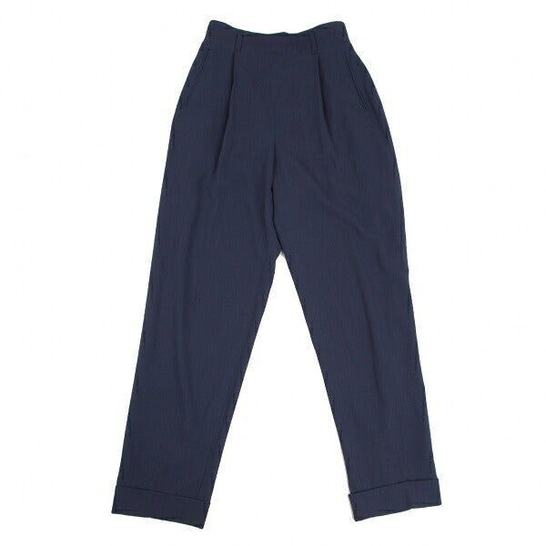 Jean Paul GAULTIER FEMME Wool Double Back Pants Blue Size 42